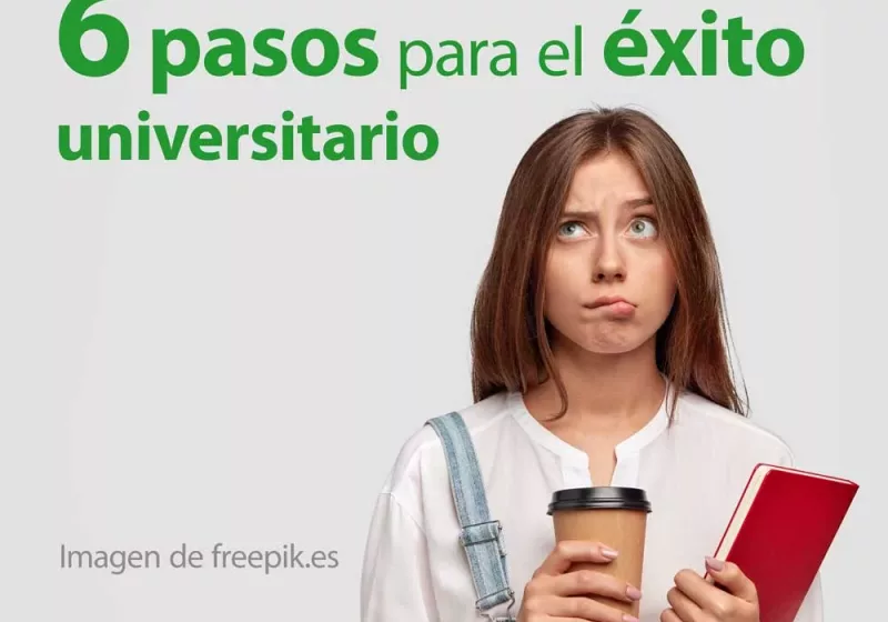 6 pasos para el éxito universitario
