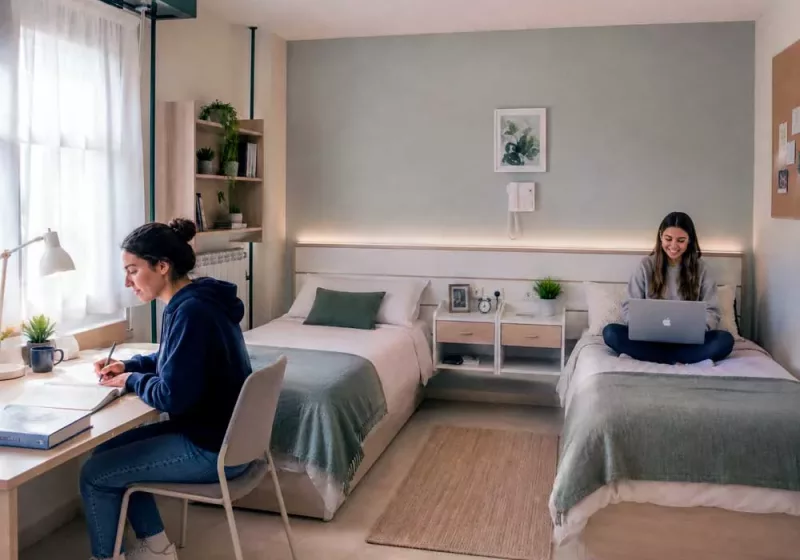 Vivir en una residencia universitaria: comodidad, tranquilidad y tiempo para disfrutar de la etapa universitaria