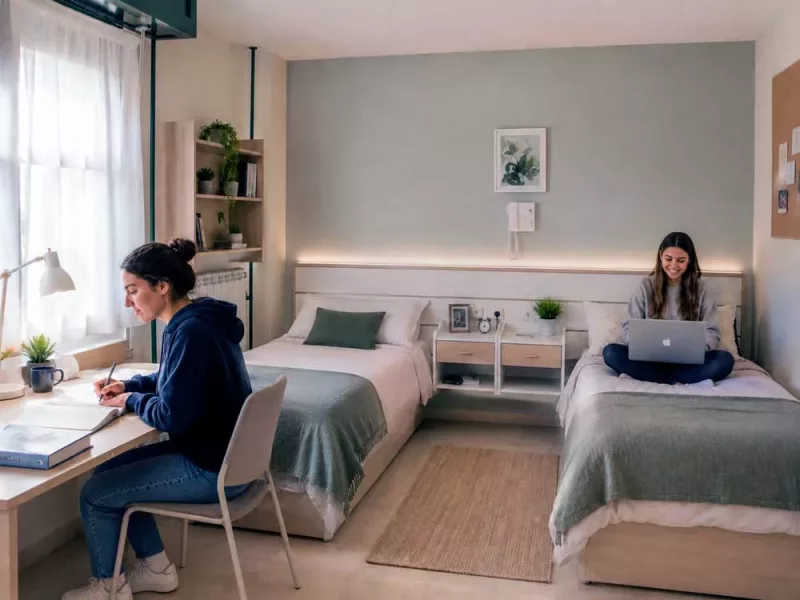 Vivir en una residencia universitaria: comodidad, tranquilidad y tiempo para disfrutar de la etapa universitaria